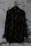 GEOFFREY B. SMALL Heavy Silk Lining Collection V Unisex GBS-CVS06-RHYH Church Dyed Red Print Tie Dye PGBS3